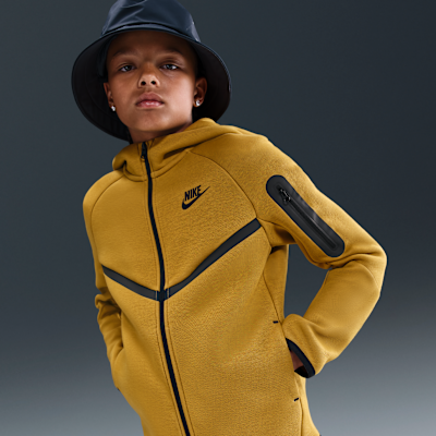 Nike Sportswear Tech Fleece Big Kids' Full-Zip Hoodie. Nike.com
